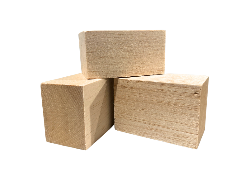 Balsa Wood Block, 3 x 3 x 12