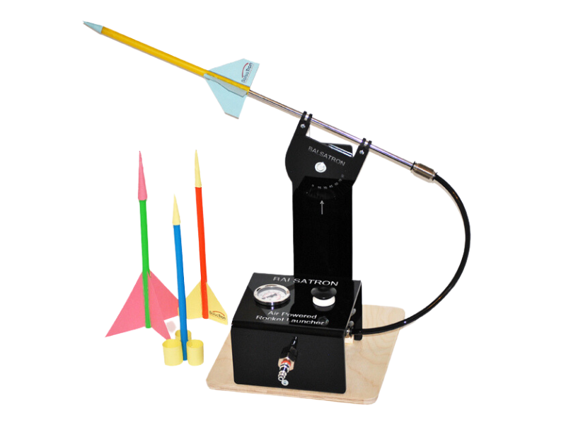 Air Powerwed Rockets Air Powered Rocket Launcher | Ultimate Launching Power – BalsaTron, Inc.