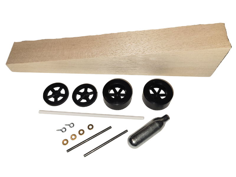 CO2 Dragster Kits & Accessories | Build CO2 Dragsters – BalsaTron, Inc.
