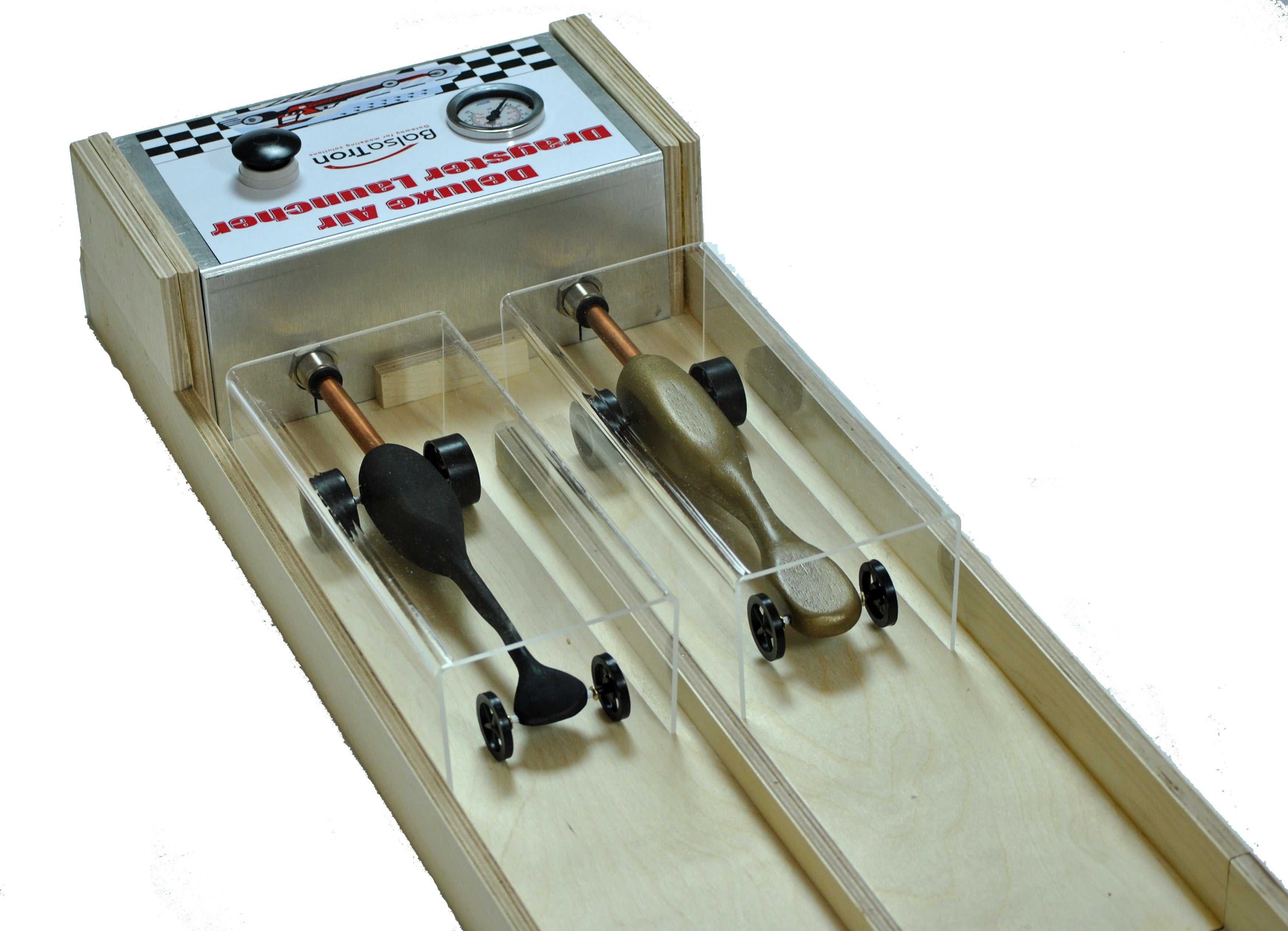 Deluxe Air Powered Dragster Launcher – Superior Performance – BalsaTron ...