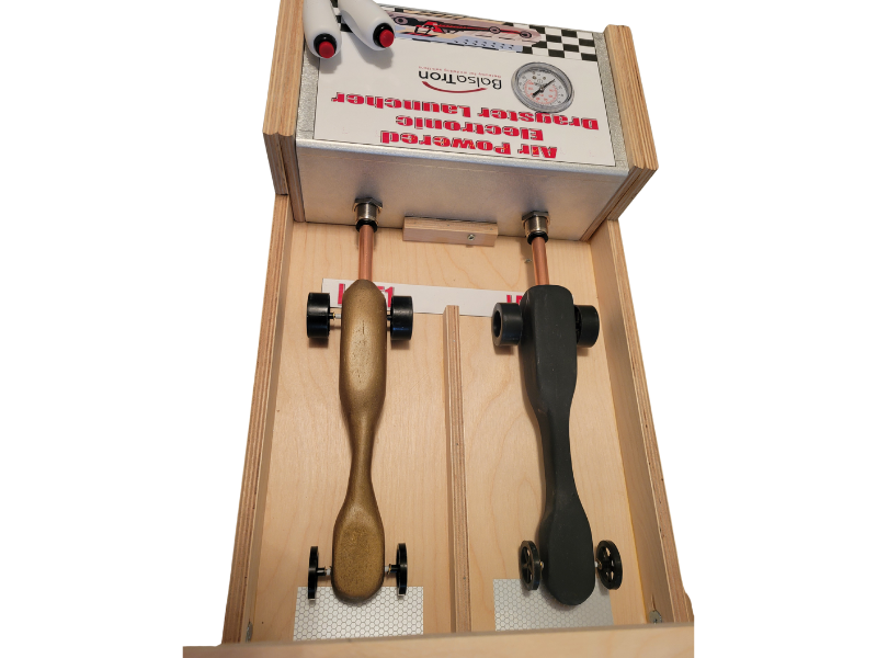 Air Powered Electronic Dragster Launcher – BalsaTron, Inc.